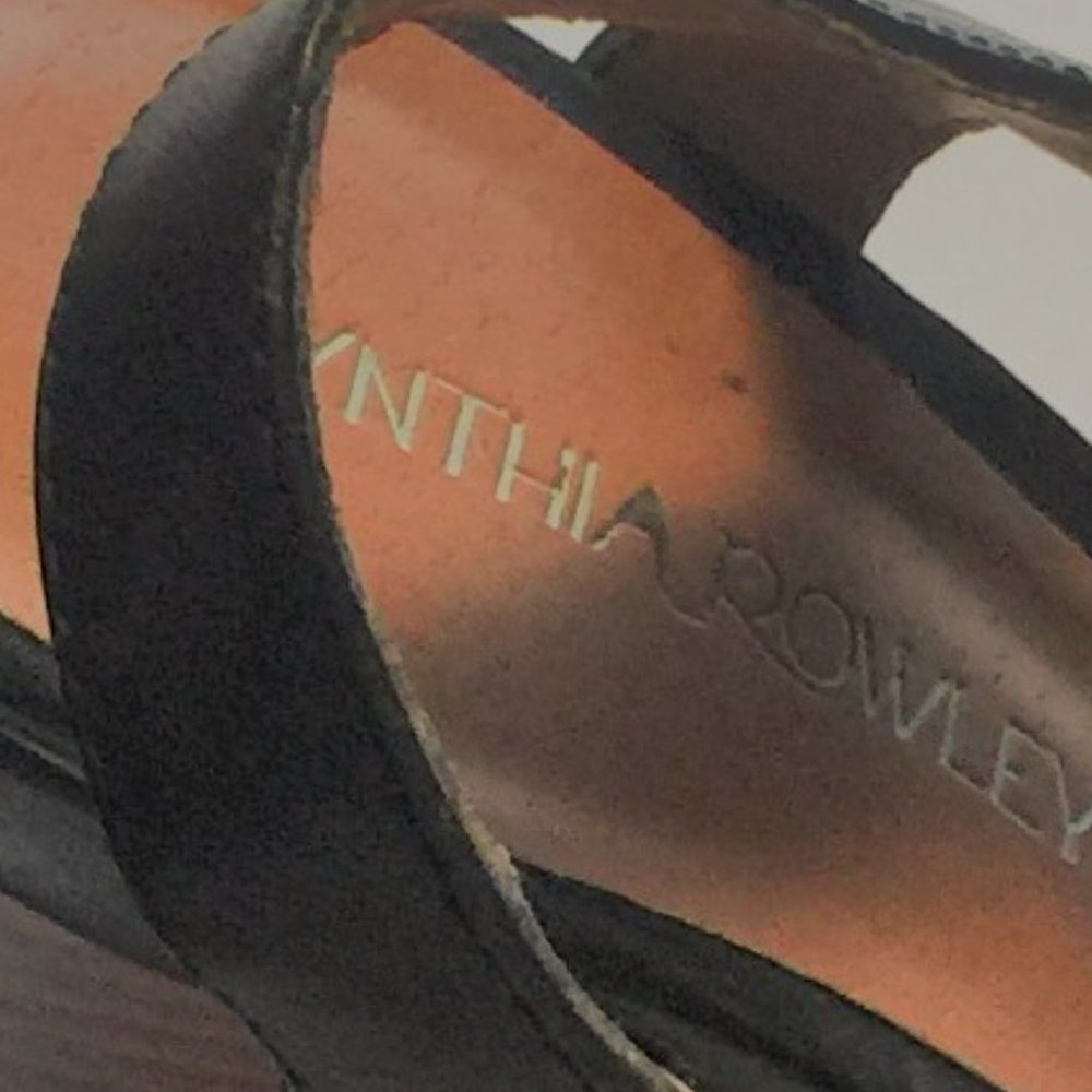 CYNTHIA ROWLEY WEDGE SANDALS - Picture 2 of 5